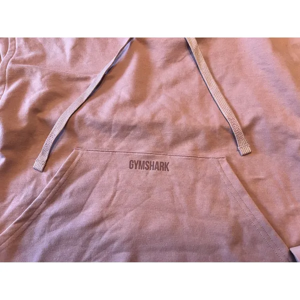 Gymshark Womens Cropped Hoodie Mauve Purple Side Cutout Pullover Medium‎ - Image 4