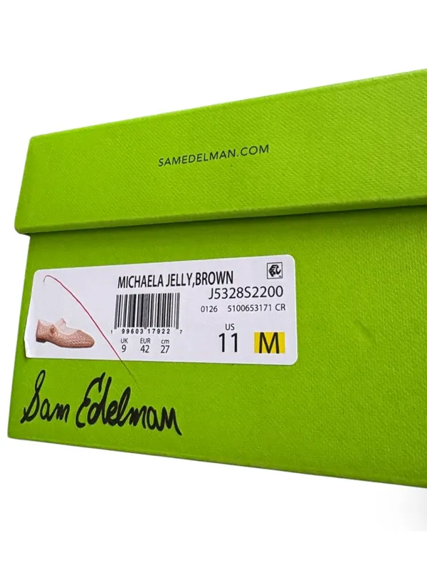 New In Box Sam Edelman Michaela Jelly Mary Jane Flats Size 11 - Image 11
