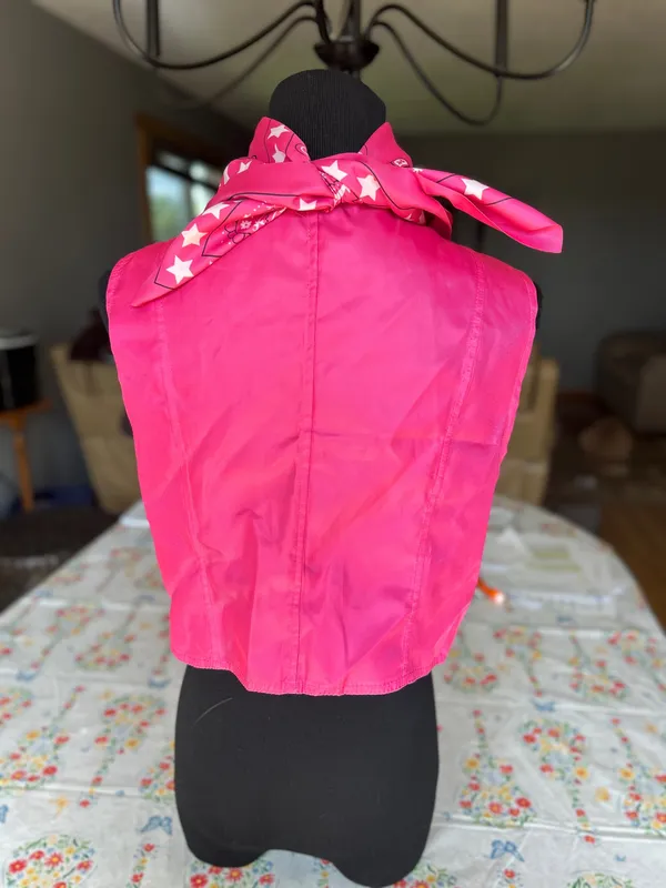 Barbie Halloween Western Costume Pink - Image 4