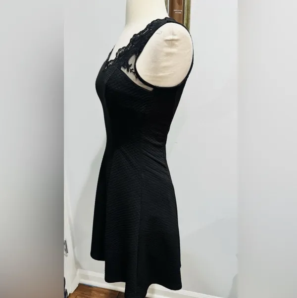 Monteau Monteau Los Angeles for Urban Outfitters Black Fit & Flare Dress - Image 7