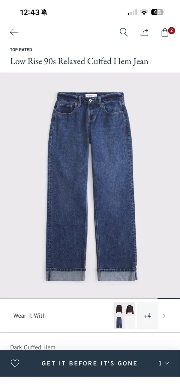Low-Rise Abercrombie Jeans - Image 6