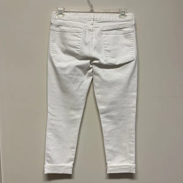 J Crew White Ankle Jeans - Image 5