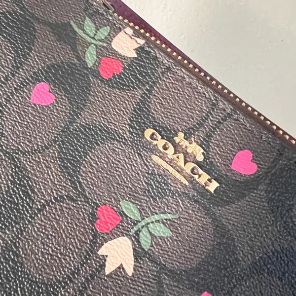 coach Nolita 19 In Signature Canvas With Heart Petal Print c7659 - Image 5