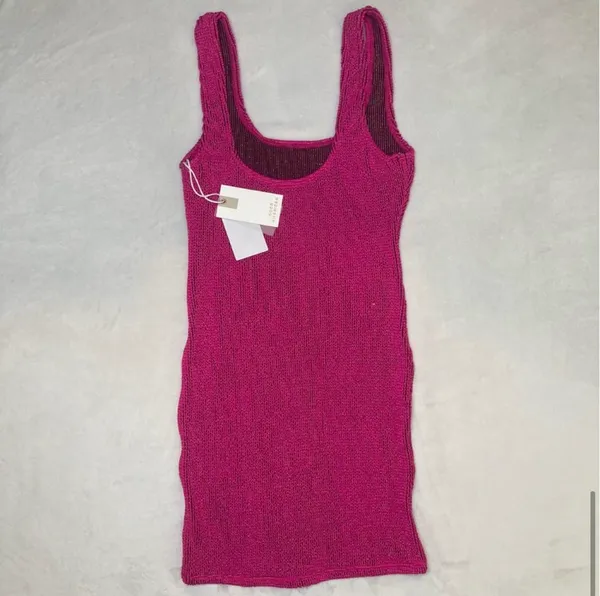 SKIMS Always Fits Pink Mini Dress /Good American - Image 8