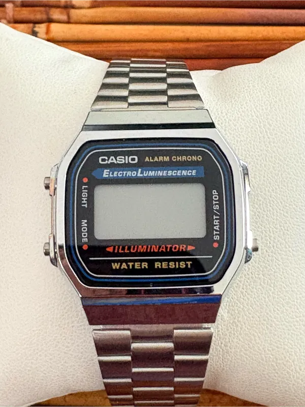 Casio Silver Digital Illuminator Watch Needs Battery - Image 5