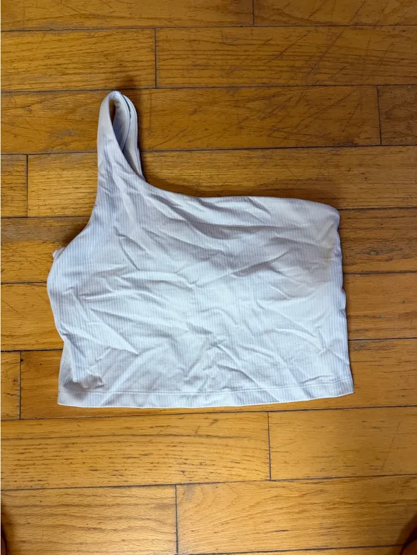 Lululemon white crop top size 8 - Image 2