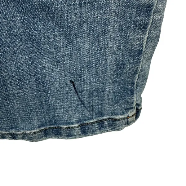 Wrangler Flex Womens Size 14 Regular Blue Straight Leg Denim Jeans - Image 3