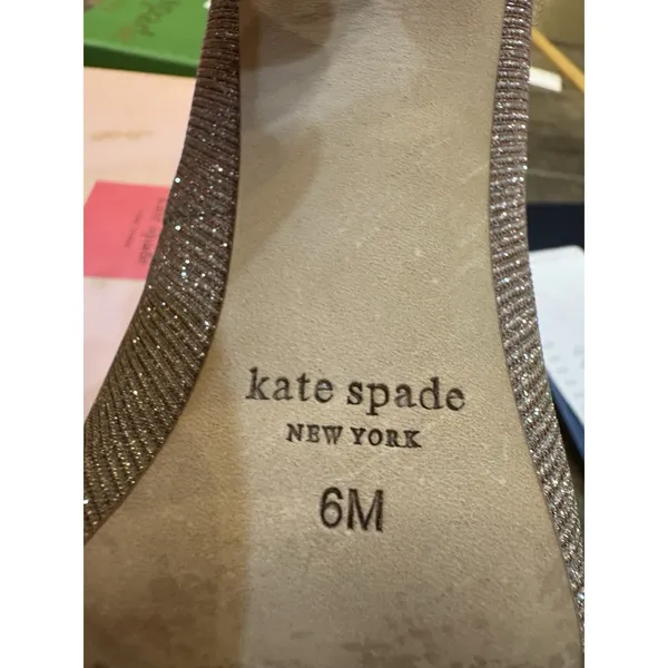 Kate Spade Vivian Sheep Leather Stiletto Pumps Pink Women Size 6‎ Display - Image 8