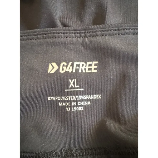 G4Free Black Ruffle Athletic Skort Womens XL‎ Tennis Pickleball Golf Skirt - Image 3