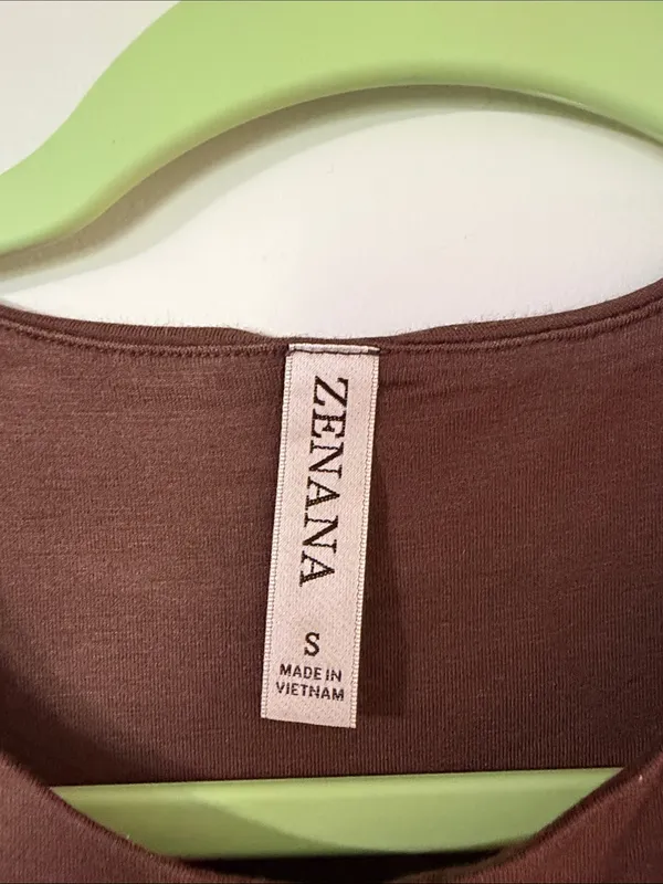 NWOT Zenana Double LayeredBrown Sleeveless Tank Top - Casual Essential - Image 2