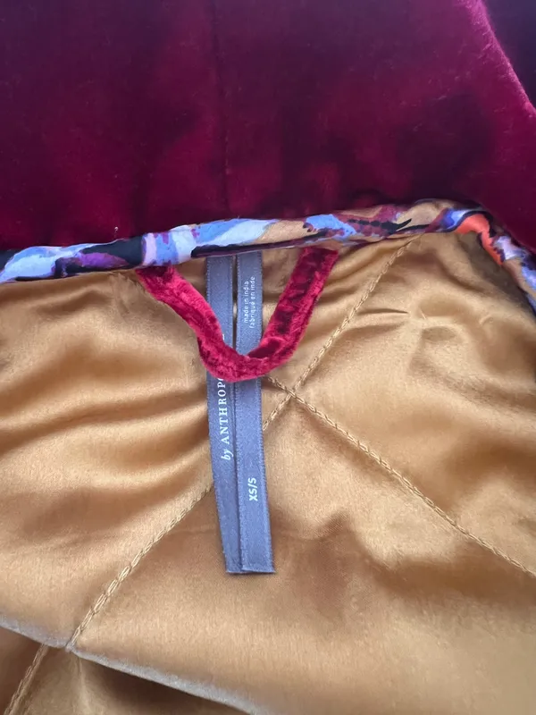 Anthropologie Quilted Robe - Image 4