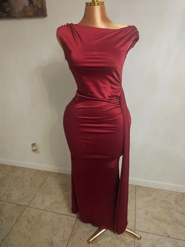Women’s elegant bodycon maxi dress  - Image 4