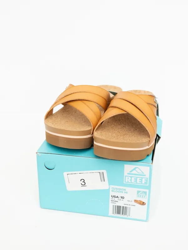REEF - Cushion Bloom Hi Natural Platform Slide Sandals - Image 2