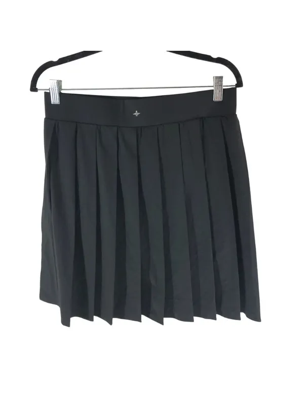 Halara Breezeful Pleated 2-in-1 Buckle Skirt Pocket-Longer Length Black L - Image 5