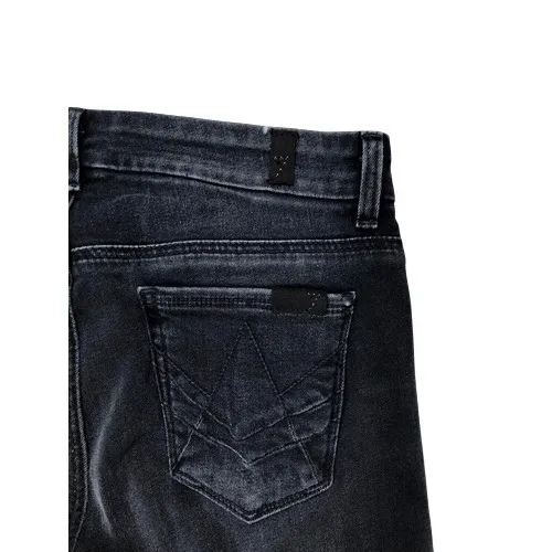 7 For All Mankind 7FAM‎ Skinny A-Pocket Jeans Vintage Black Wash Size 26 - Image 3