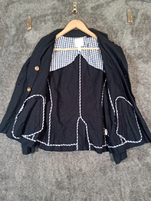 J. Crew Nautical Preppy Coastal Old Money Academia Maritime Chick Blazer Sz 6 - Image 4