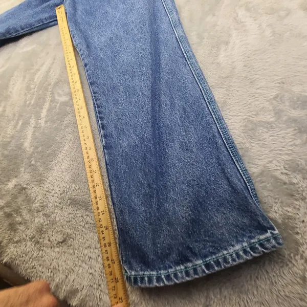 Urban Outfitters Women's Blue Denim Jeans, Size 32, Wide Leg, High Rise, BDG - Image 6