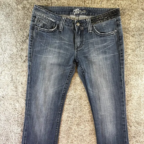 MissMe Embellished Boot Cut Jeans Sz 30 - Image 3
