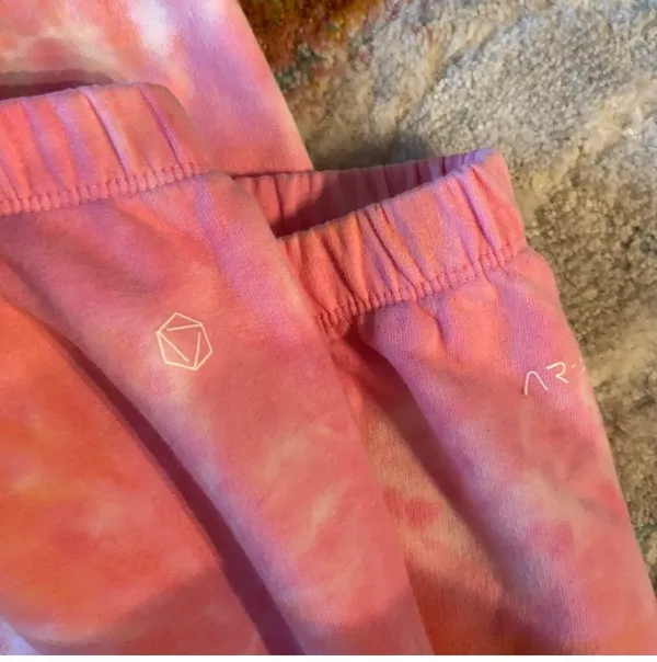 Pink Tie Dye Lounge Top & jogger set. S - Image 3