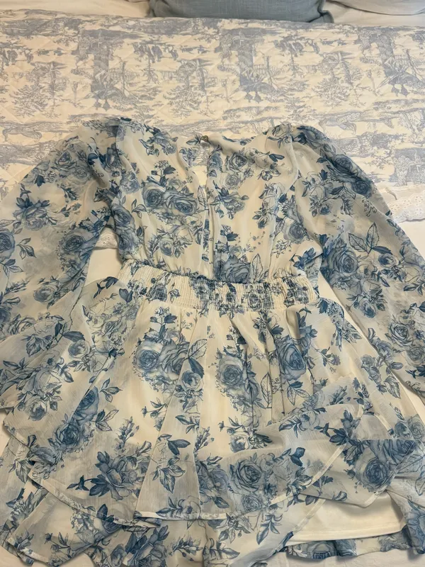 Altar'd State Romper Floral - Image 3