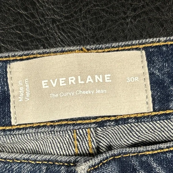 Everlane The Curvy Cheeky Straight Jeans Womens 30R High Rise Blue Denim New - Image 3