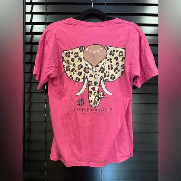 Simply Southern Pink T Shirt Short Sleeve - Image 3