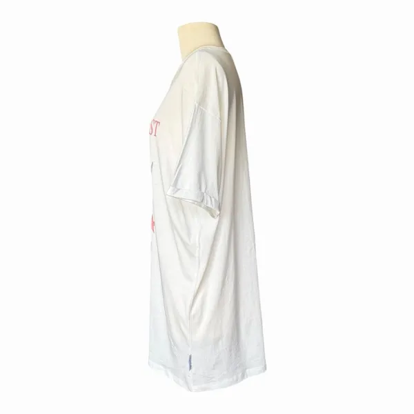 The Laundry Room Coors Banquet Rodeo Graphic Oversized Tee White Womens SM NWOT - Image 6