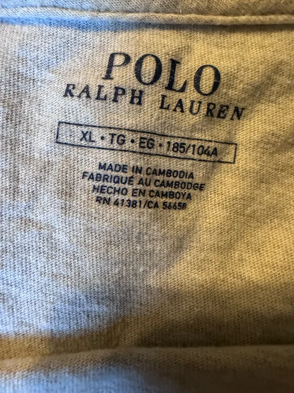 Polo Ralph Lauren T-Shirt Long Sleeve XL - Image 3