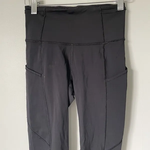 Lululemon Swift Speed High Rise Tight Leggings Black Athletic Activewear Size 2 - Image 3
