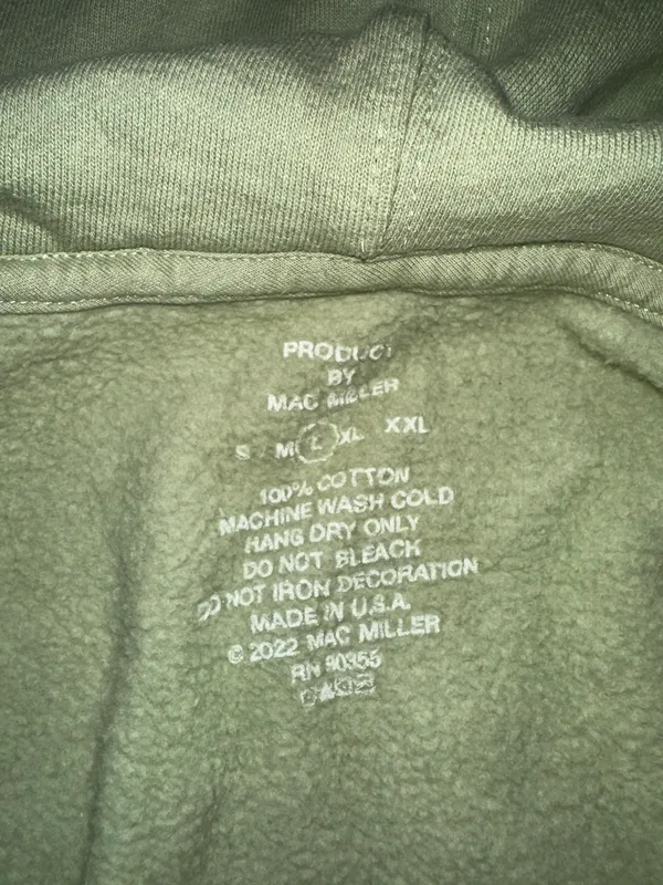 Mac Miller Zip-up Hoodie - Image 2
