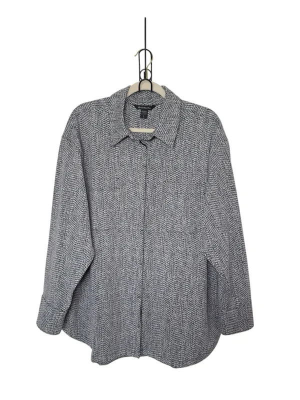 Athleta‎ Women Large Braiden Textured Shirt Jacket Shacket Granolachic Normcore - Image 3