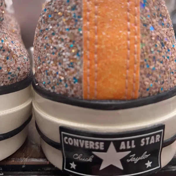 Converse X J.W. Anderson Glitter Hightop Shoes - Image 14