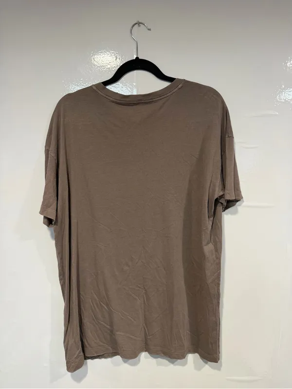 Aerie super soft distressed Brown Graphic T-Shirt - No Bikini No Problem - Image 4