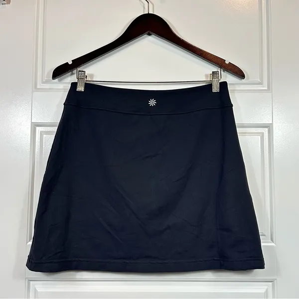 Athleta Classic Black Sweet Sport Athletic Tennis Skort With Pocket Size Small - Image 5
