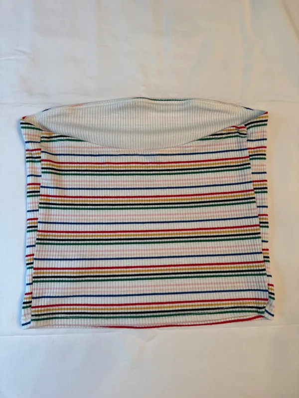 American Eagle Striped Tube Top - Image 2