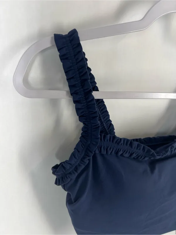 Abercrombie YPB studioFLEX Scrunchie Strap Tank Navy S NWT - Image 3
