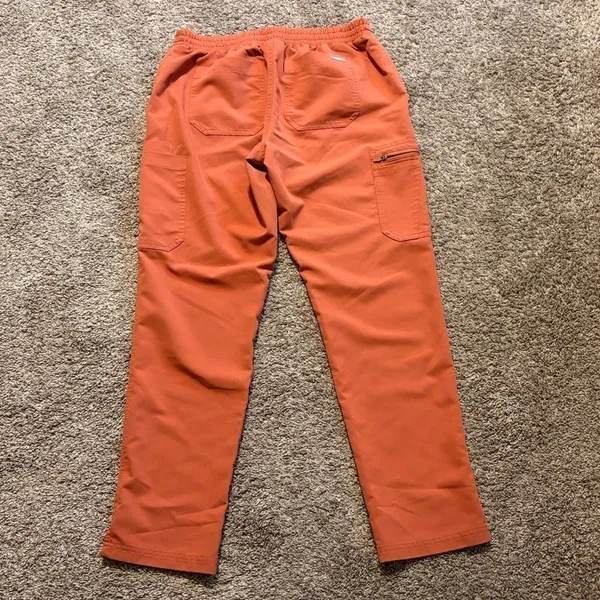 Figs‎ Women's Terracotta Yola Skinny Straight Leg Scrub Pants Medium - Image 6