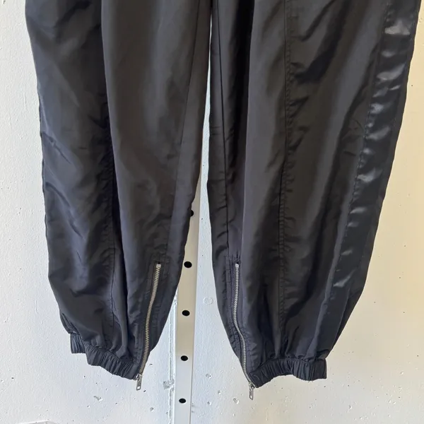 Future Collective Kahlana Barfield Brown Black Track Pants Zipper Cuff XS - Image 5
