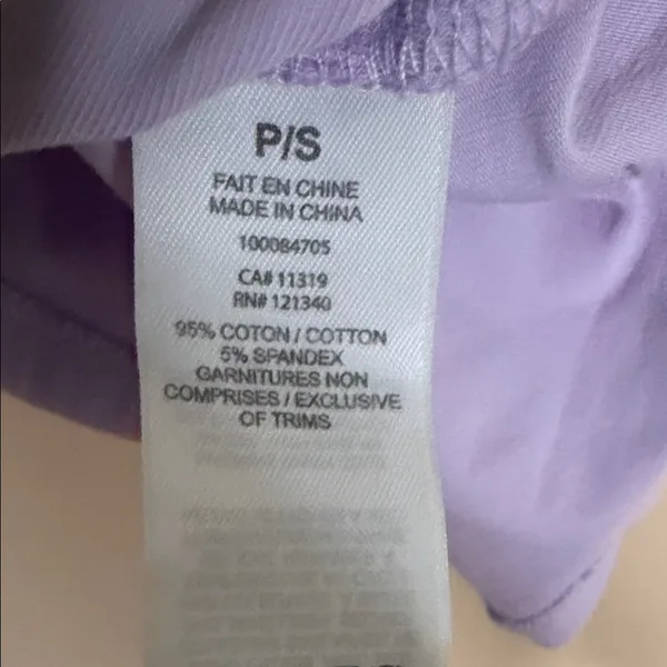 Garage Lilac Square Neck Crop Top - Image 6