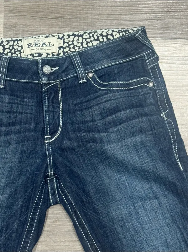 Ariat REAL Denim Low Rise Rosy Bootcut Jeans Size 31S - Image 3