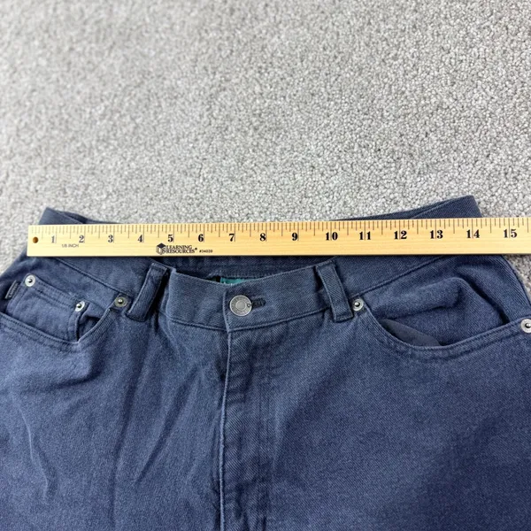 Lauren Jeans Co RL Jeans Women‎ 12 Dark Wash High Rise Straight Denim Normcore - Image 8