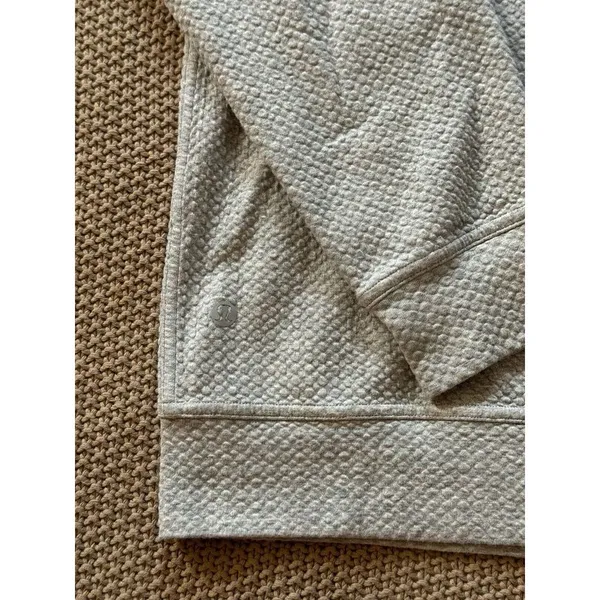 Lululemon Women's All Yours Full Zip Gray Hoodie‎ Size 4 - Image 5