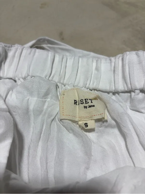 Reset by Jane flax Pants in White small - Image 5