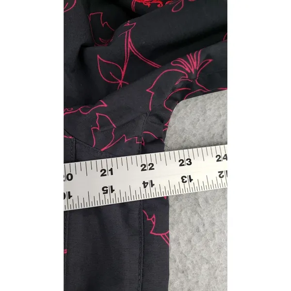Vintage Burton Y2k Ski‎ Parka Jacket Black Pink Snowboard Hooded Women's Medium - Image 9