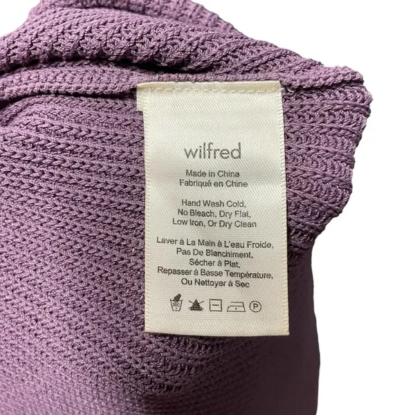 Aritzia Wilfred‎ Palmier Sleeveless Tunic Sweater Purple Size Medium - Image 9