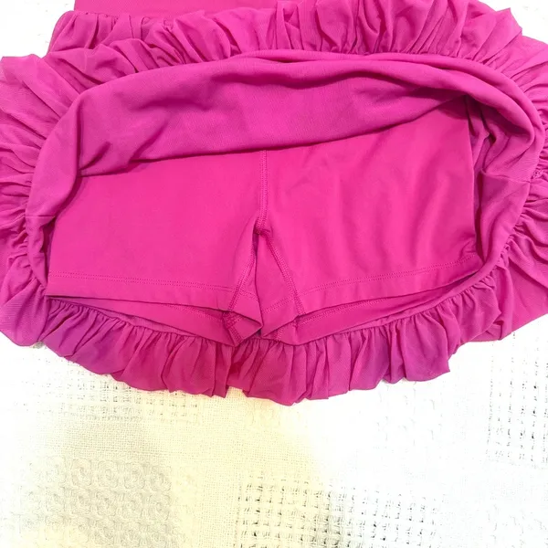 T/S by Thrive small bubble active skirt lined skort SK2 3646 Pink - Image 6