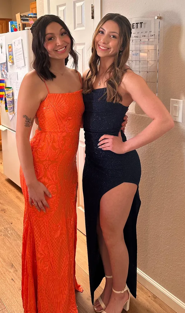 Navy Blue Prom Dress - Image 3