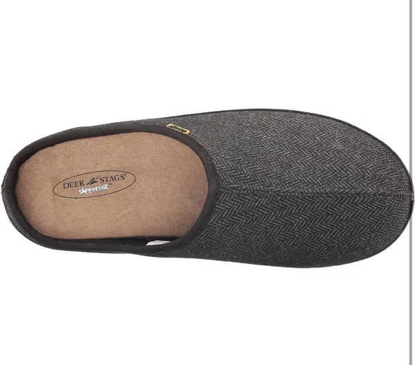 Deer Stags Slipperooz Wherever Adult Slippers, Black - Image 4