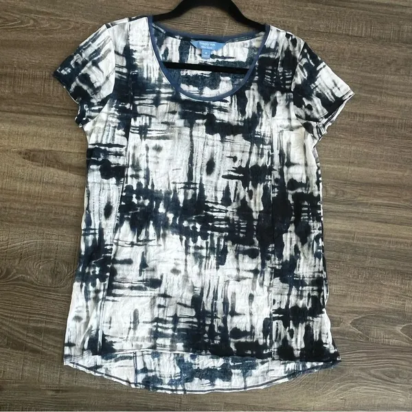 Vera Wang Abstract Tie-Dye Tee - Medium - Image 7