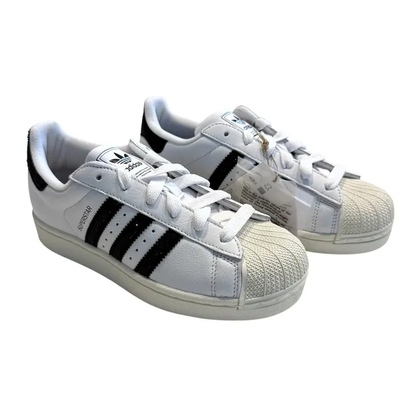 Adidas Women's Originals Superstar 2 in Black/Ftwr White, Size 6.5 - Image 2